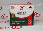 Zetta Testosterone Mix 300mg/ml - цена 10ампул купить в России