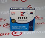 Zetta Testosterone Cypionate 250 mg/ml цена за 10ампул купить в России